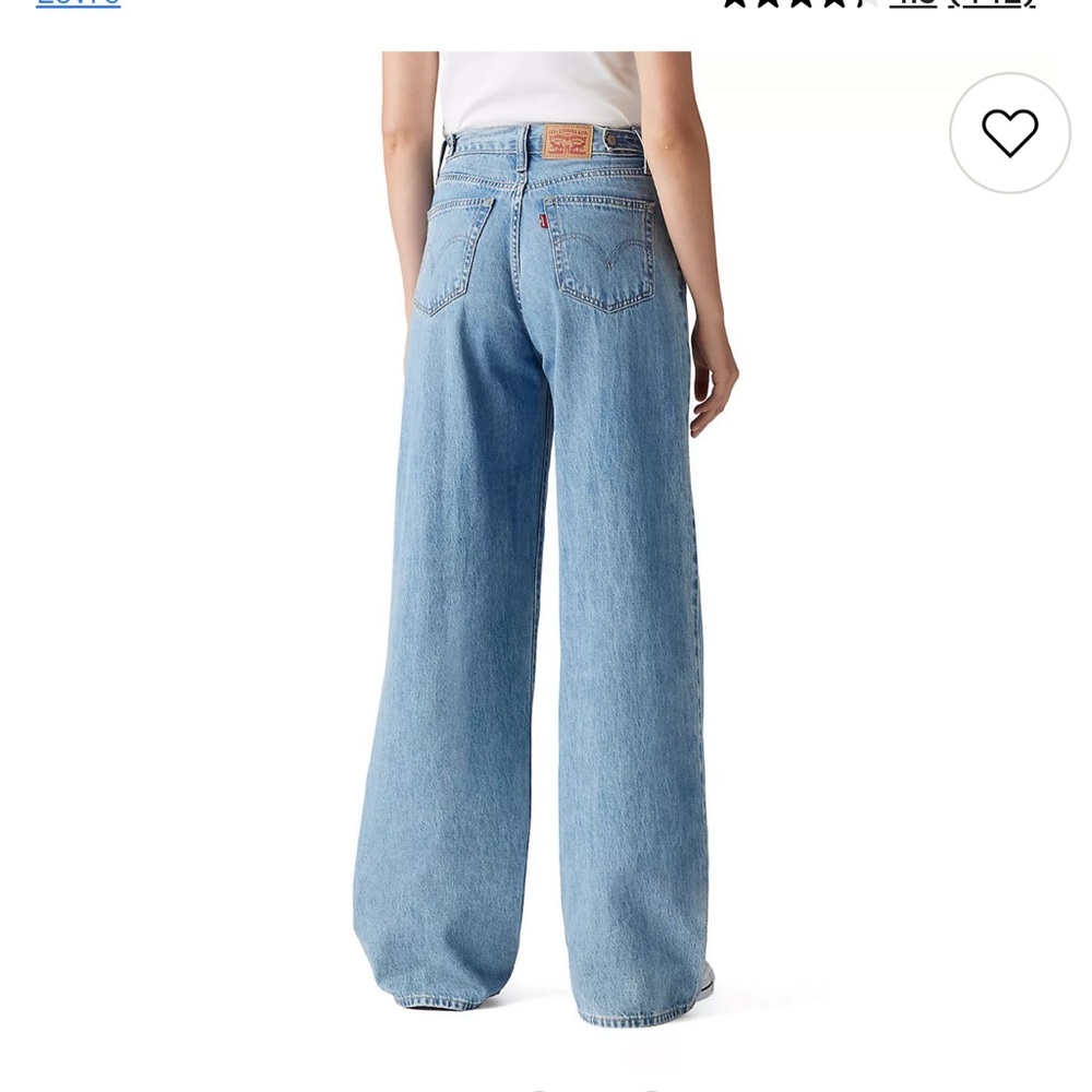 Levi’s cinch baggy high rise jeans